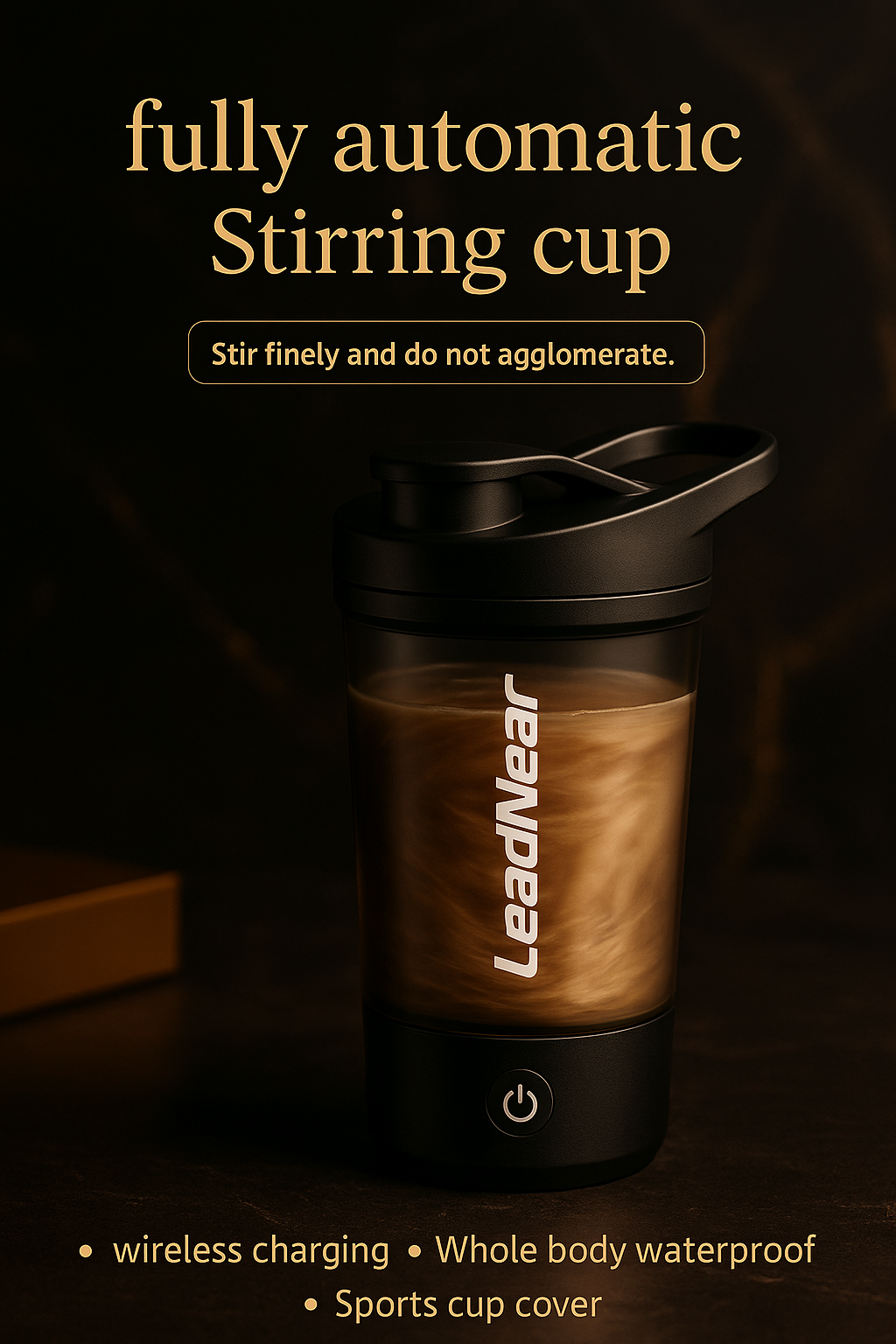 New In Self-Stirring Shaker Cup Usb Rechargeable Shaker for Protein Shakes Meal Replacement Shakes Portable Sport Mixing Cups