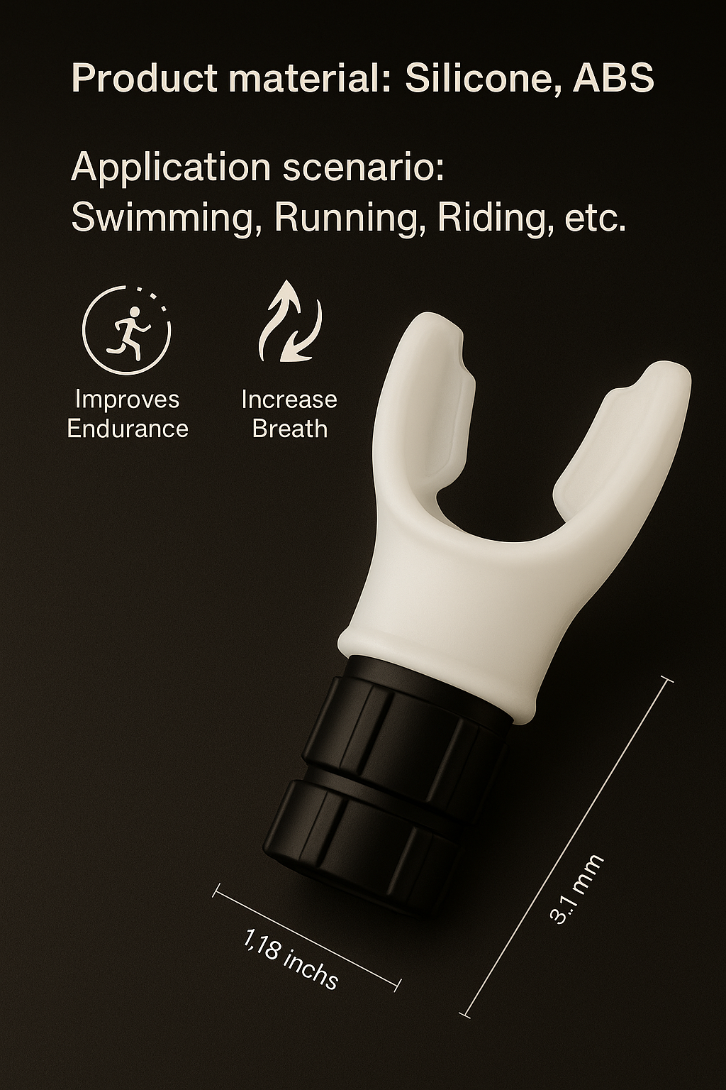 New Portable Lung Capacity Abdominal Breathing Trainer With Adjustable Resistance Lmprove Your Lung Capacity And Sleep Quality
